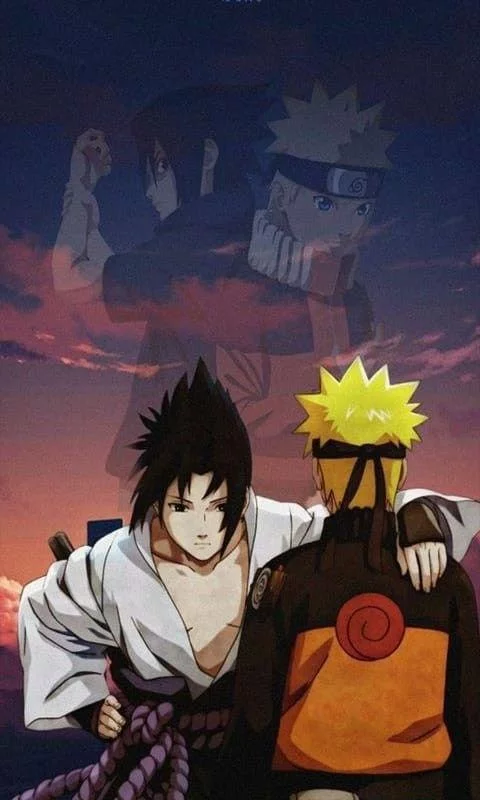 Free Download Naruto Kakashi Sasuke Wallpaper Page 639159 (480 x 800)