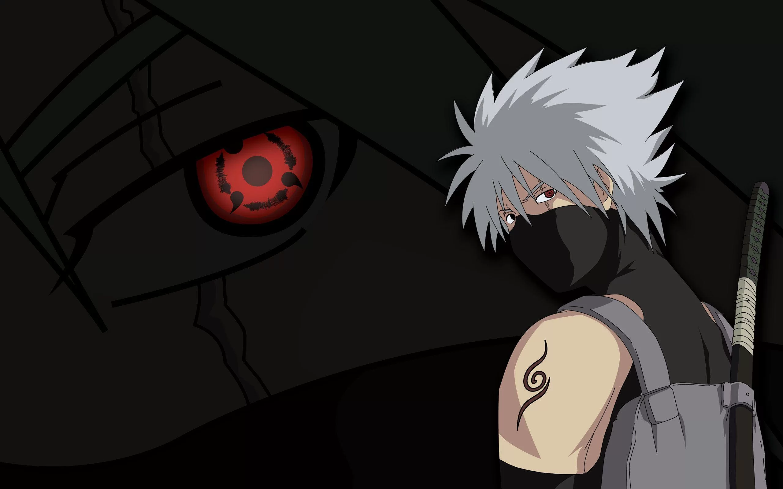 Free Download Naruto Kakashi Face Wallpaper Page 639205 (2560 x 1600)