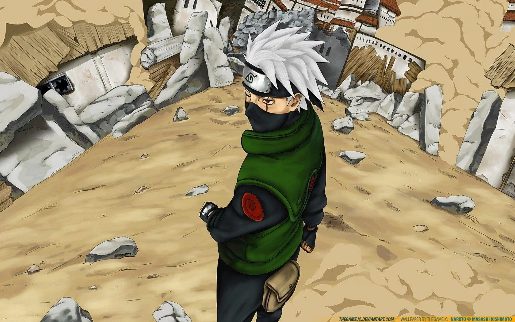 Free Download Naruto Kakashi Face Wallpaper Page 639227 (1680 x 1050)