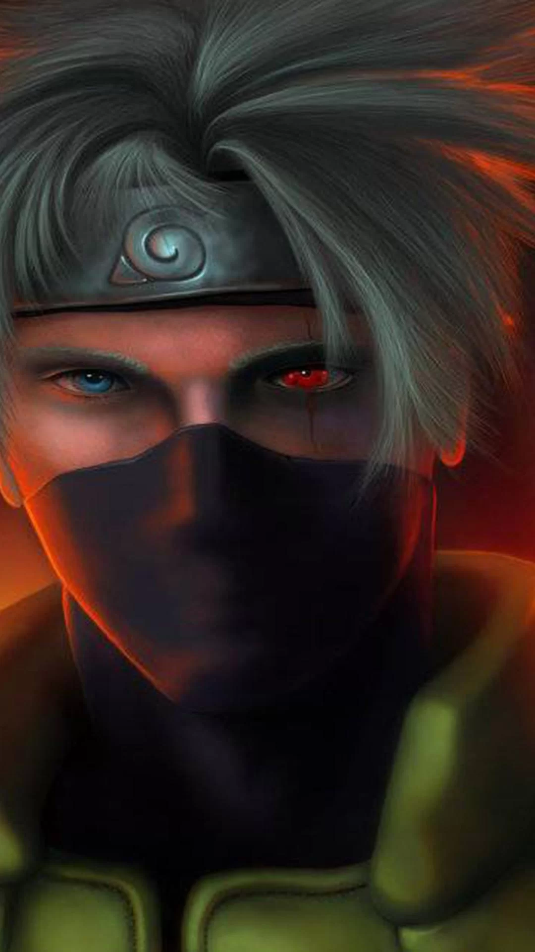 Free Download Naruto Kakashi Face Wallpaper Page 639236 (1080 x 1920)