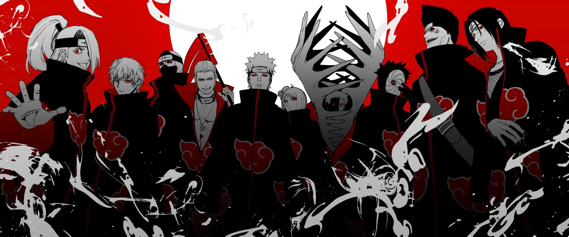 Free Download Naruto In Akatsuki Wallpaper Page 641215 (1920 x 800)