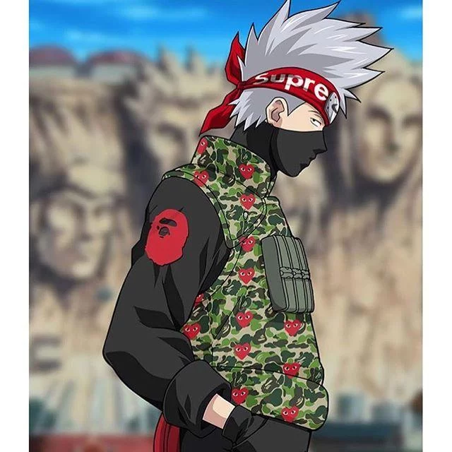 Free Download Naruto Kakashi Bape Wallpaper Page 641303 (640 x 640)