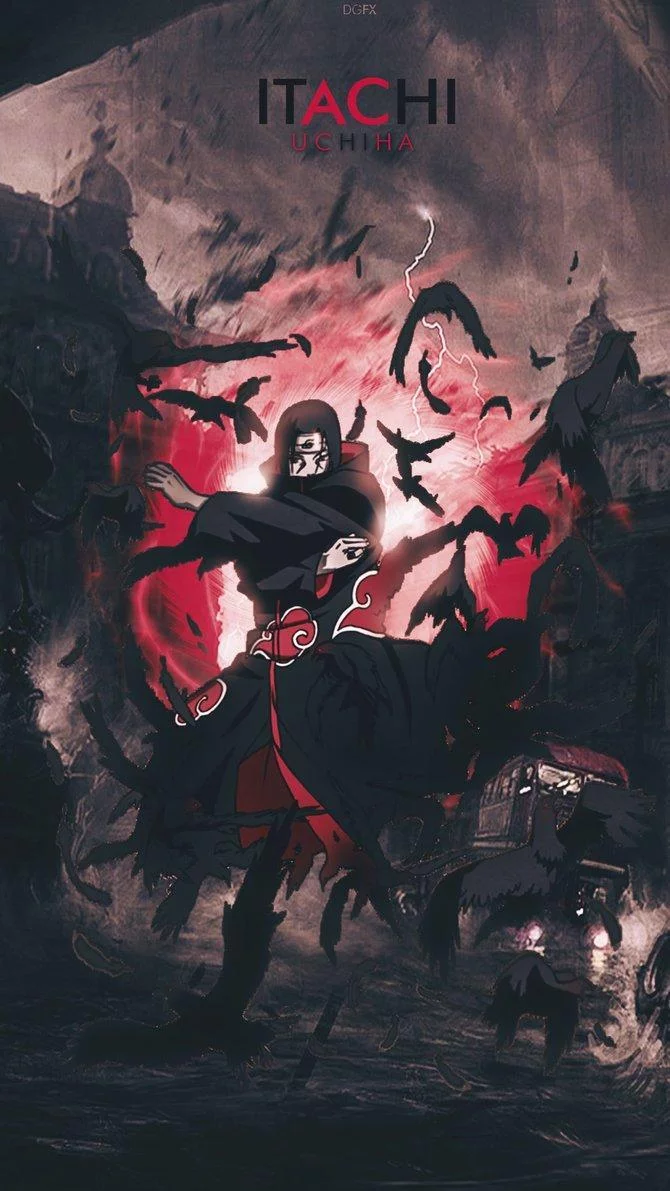 Free Download Naruto Itachi Iphone Wallpaper Page 643191 (670 x 1191)