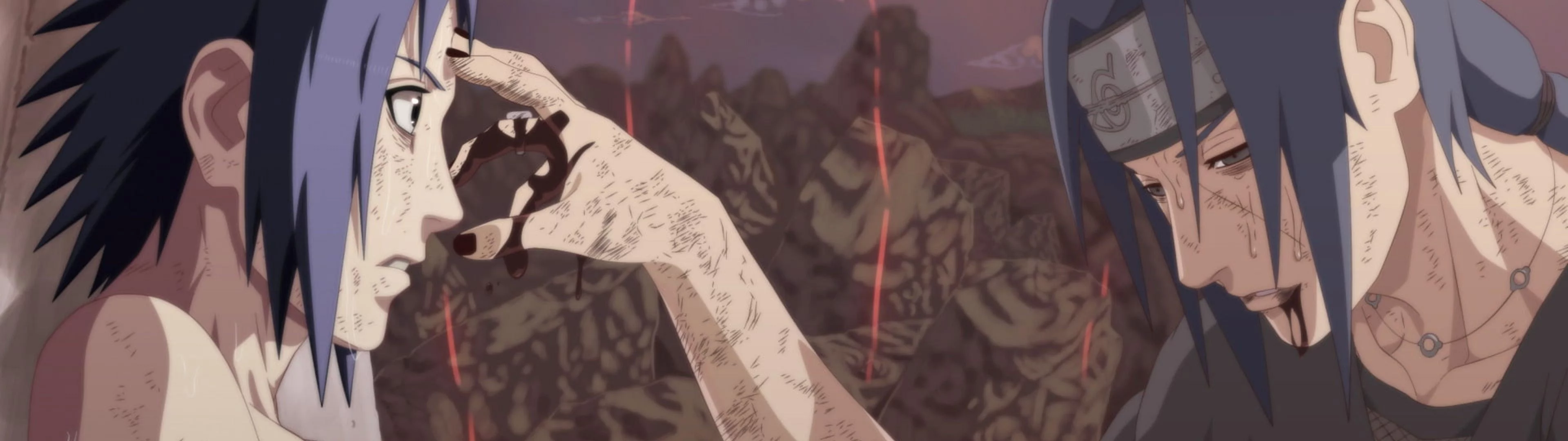 Free Download Naruto Sasuke Wallpaper Dual Monitor Page 644393 (3840 x 1080)