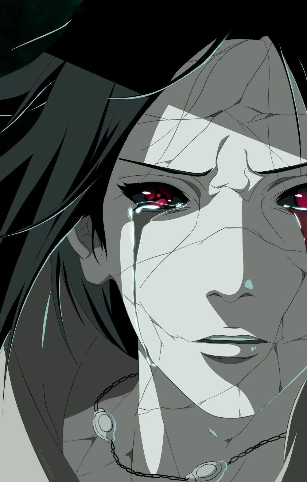 Free Download Naruto Itachi Sad Wallpaper Page 646748 (1000 x 1567)