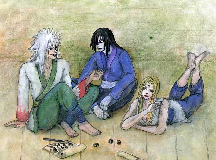 Free Download Naruto Jiraiya Sasuke Orochimaru Sakura Tsunade Wallpaper Page 647235 (728 x 541)