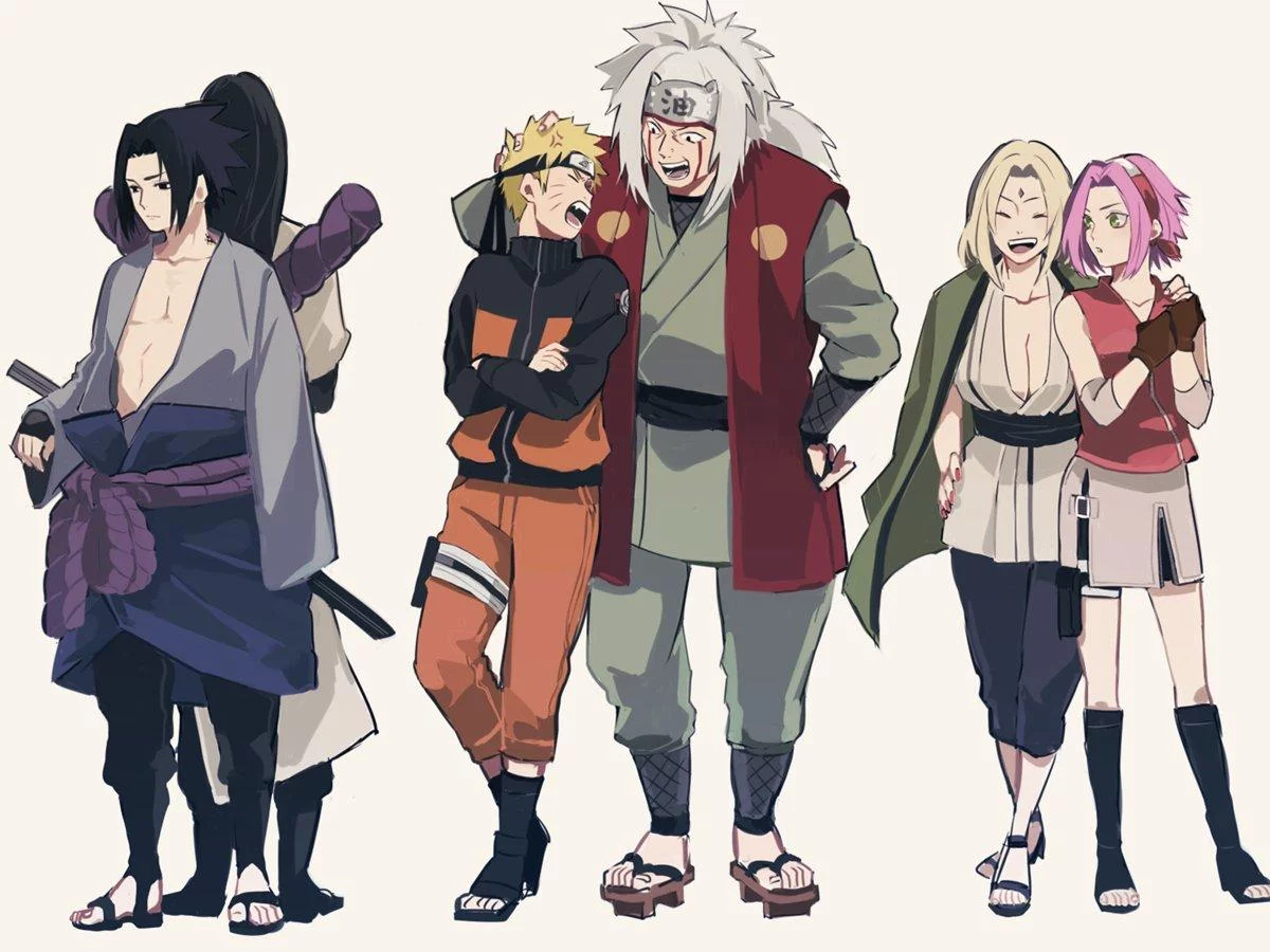 Free Download Naruto Jiraiya Sasuke Orochimaru Sakura Tsunade Wallpaper Page 647244 (1200 x 900)