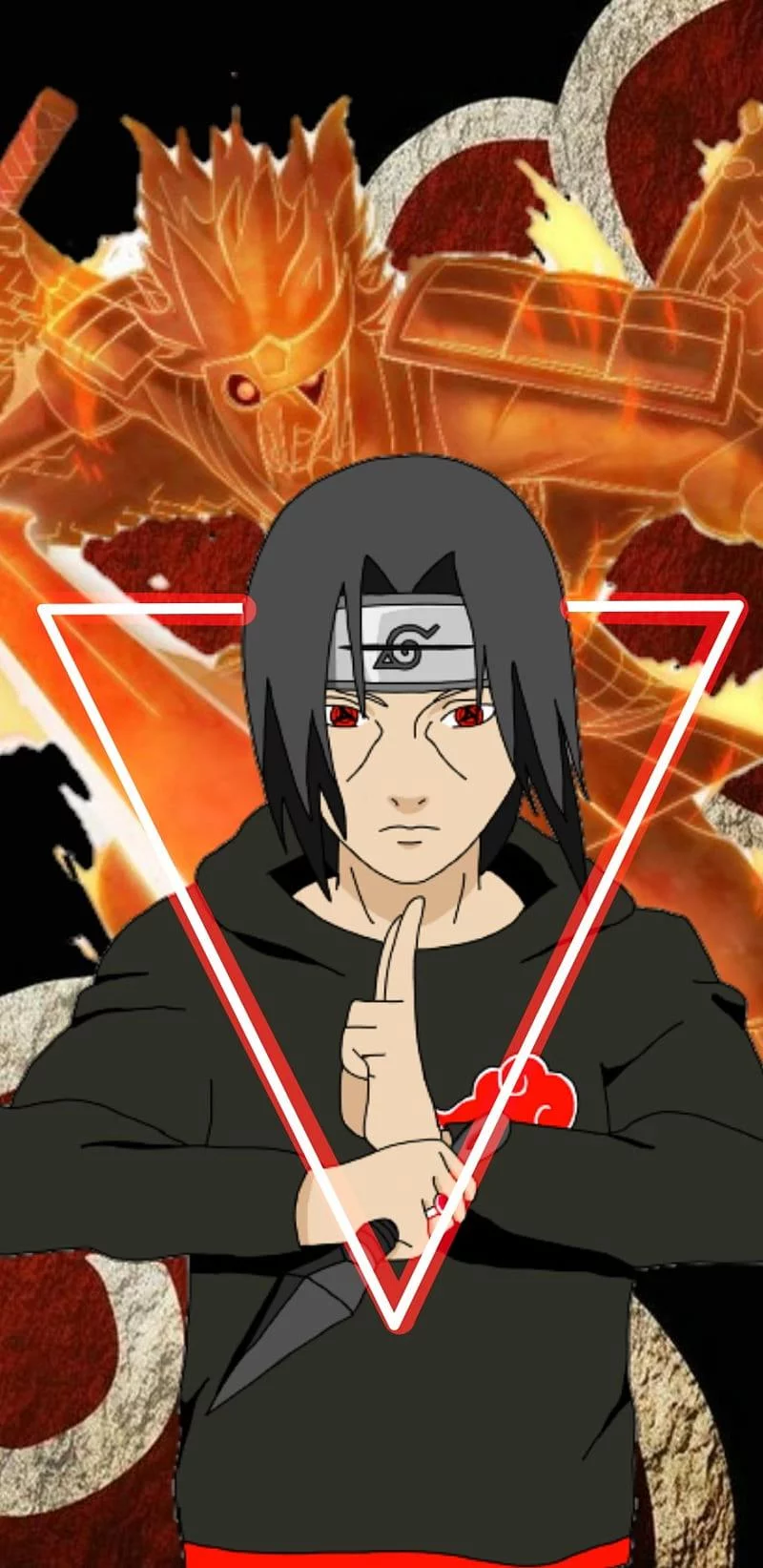 Free Download Naruto Shippuden Itachi Susano Carton Wallpaper Page 648488 (800 x 1643)