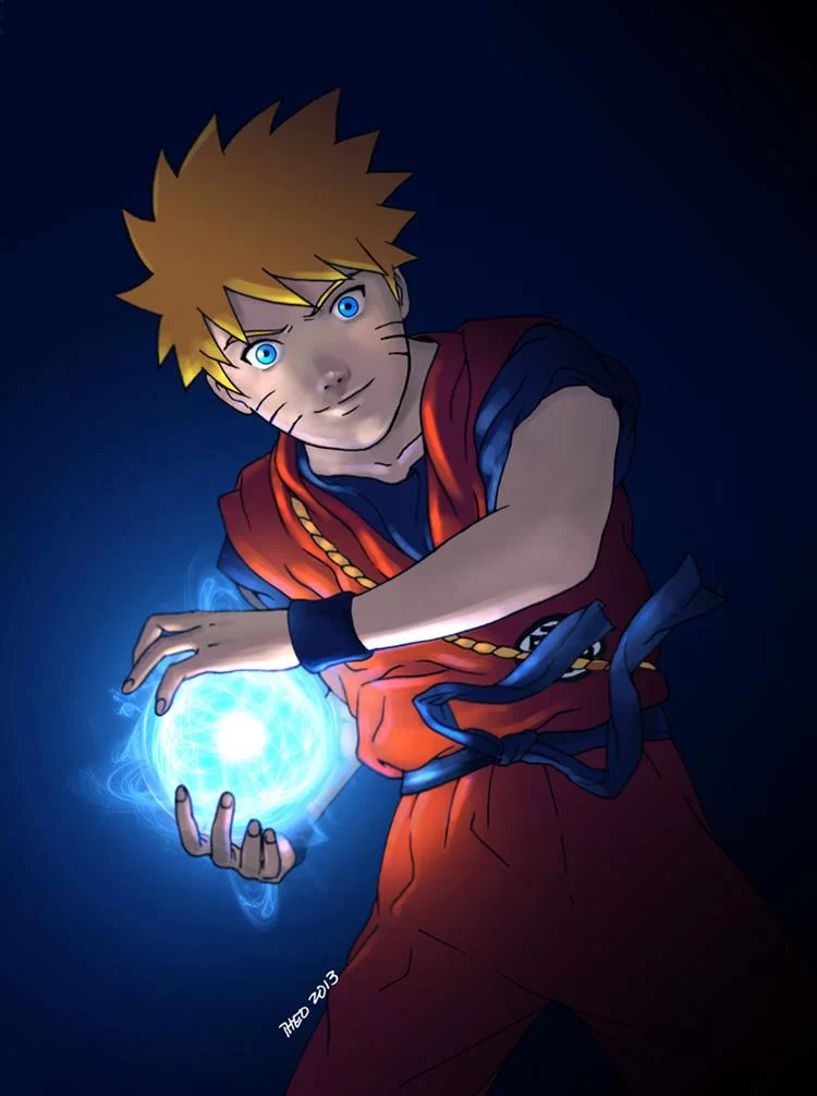 Free Download Naruto In Goku Outfit Wallpaper Page 648642 (750 x 1006)
