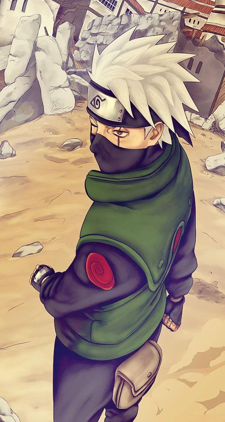 Free Download Naruto Kakashi Wallpaper Iphone Page 651664 (744 x 1392)