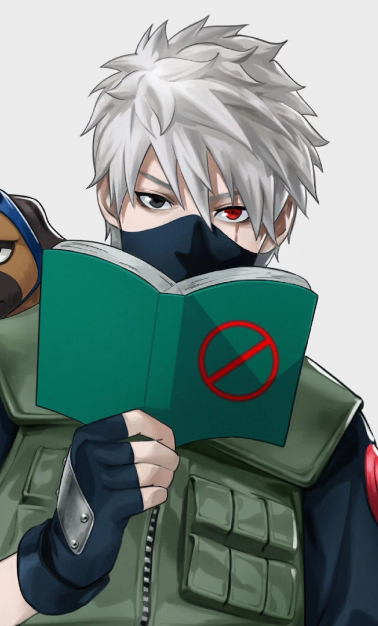 Free Download Naruto Kakashi Book Wallpaper Page 651956 (1280 x 2120)