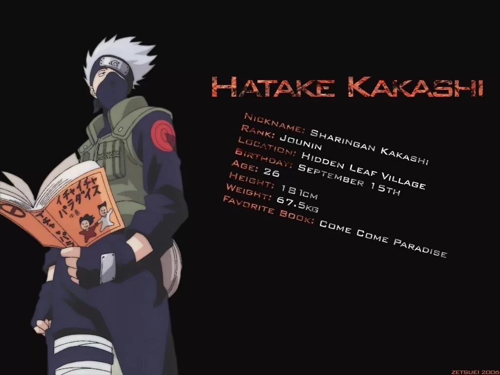 Free Download Naruto Kakashi Book Wallpaper Page 651977 (1024 x 768)