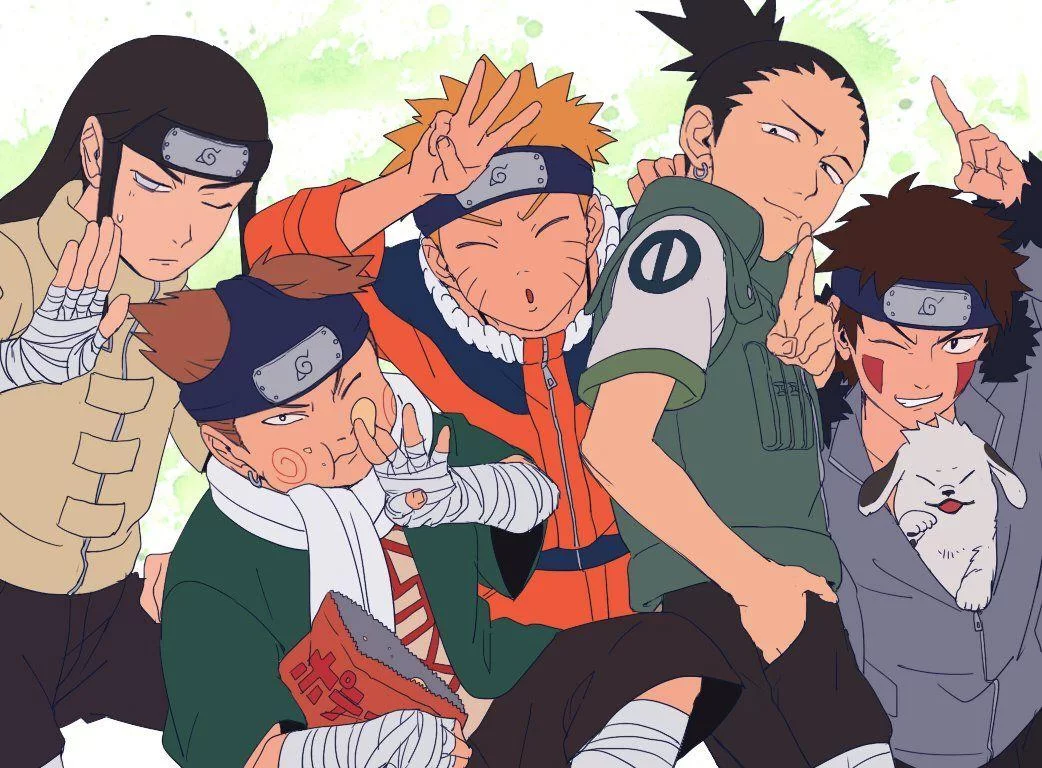 Free Download Naruto Kiba Shikamaru Choji Neji Wallpaper Page 653565 (1042 x 768)
