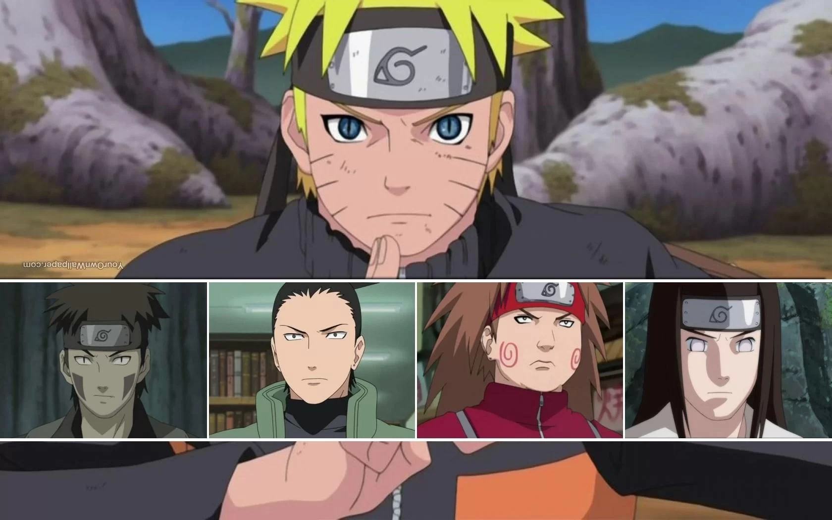 Free Download Naruto Kiba Shikamaru Choji Neji Wallpaper Page 653597 (1680 x 1050)