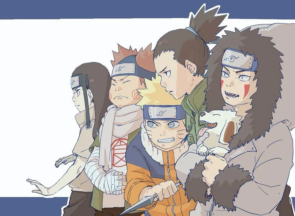 Free Download Naruto Kiba Shikamaru Choji Neji Wallpaper Page 653603 (1024 x 752)