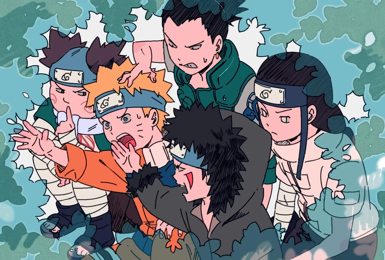 Free Download Naruto Kiba Shikamaru Choji Neji Wallpaper Page 653633 (1280 x 865)
