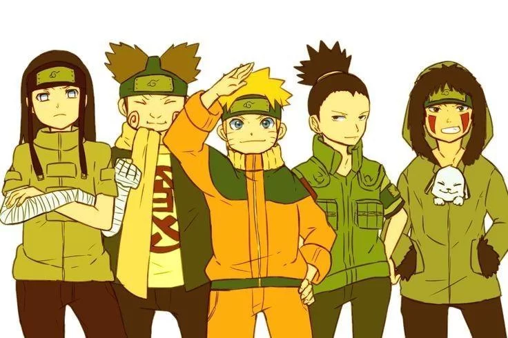 Free Download Naruto Kiba Shikamaru Choji Neji Wallpaper Page 653646 (736 x 490)