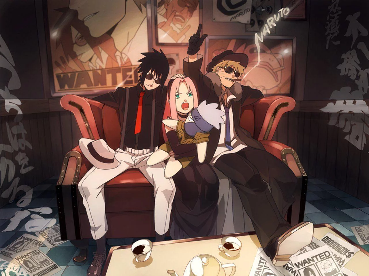 Free Download 1920x1080 Wallpaper Naruto Kakashi Sasuke Sakura Page 65767 (1280 x 960)