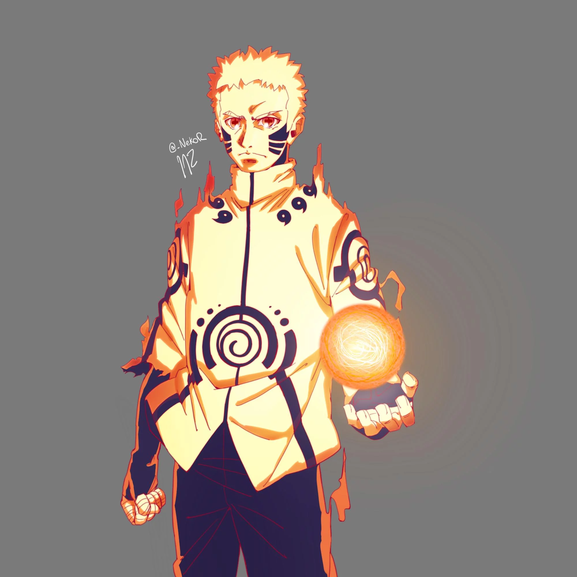 Free Download Naruto Kurama Link Mode Wallpaper Page 658149 (2000 x 2000)