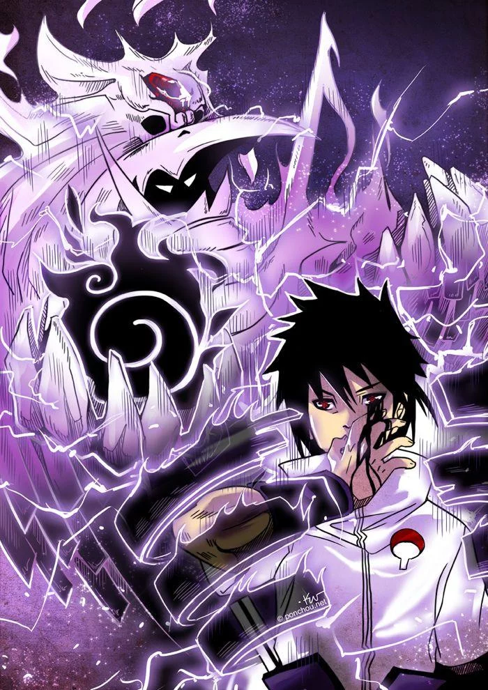 Free Download Naruto Kyuubi Mode Vs Sasuke Susanoo Wallpaper Page 675416 (700 x 990)