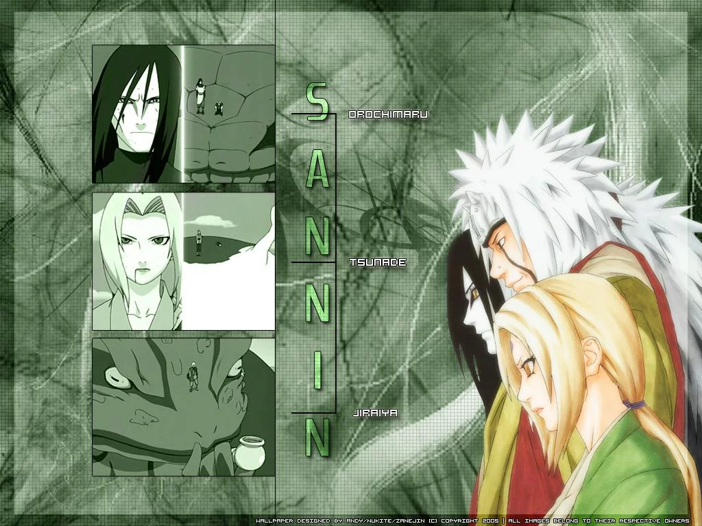 Free Download Naruto Three Sannin Wallpaper Page 675655 (1024 x 768)