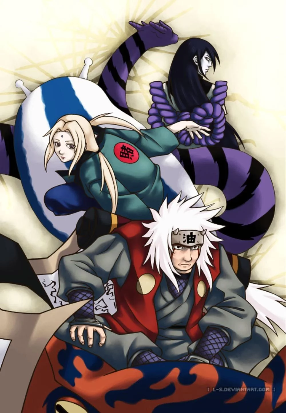 Free Download Naruto Legendary Sannin Wallpaper Page 675668 (1000 x 1442)
