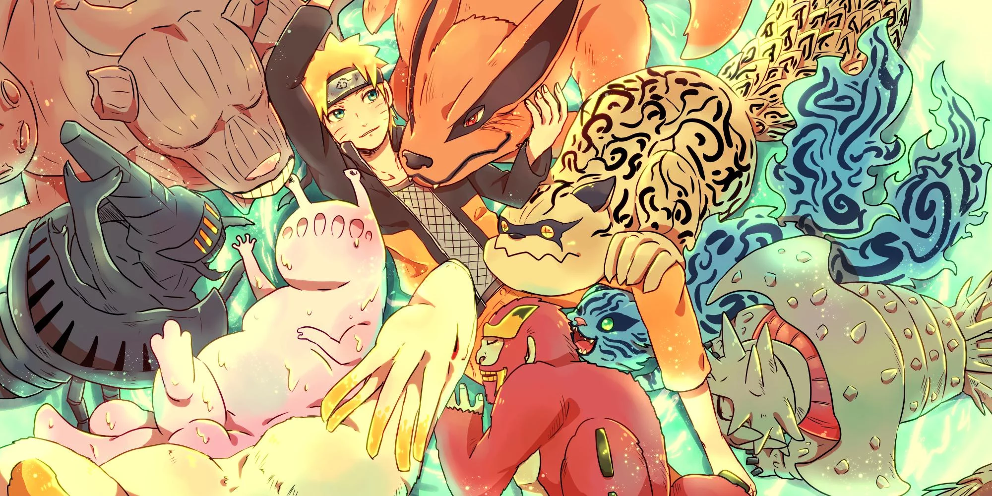 Free Download Naruto Kurama Wallpapers Chibi Page 675992 (2000 x 1000)
