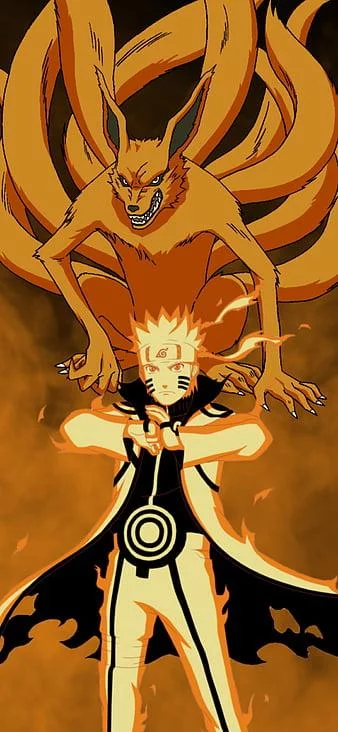 Free Download Naruto Shippuden Nine Tailed Sage Mode Wallpaper Page 693410 (338 x 732)