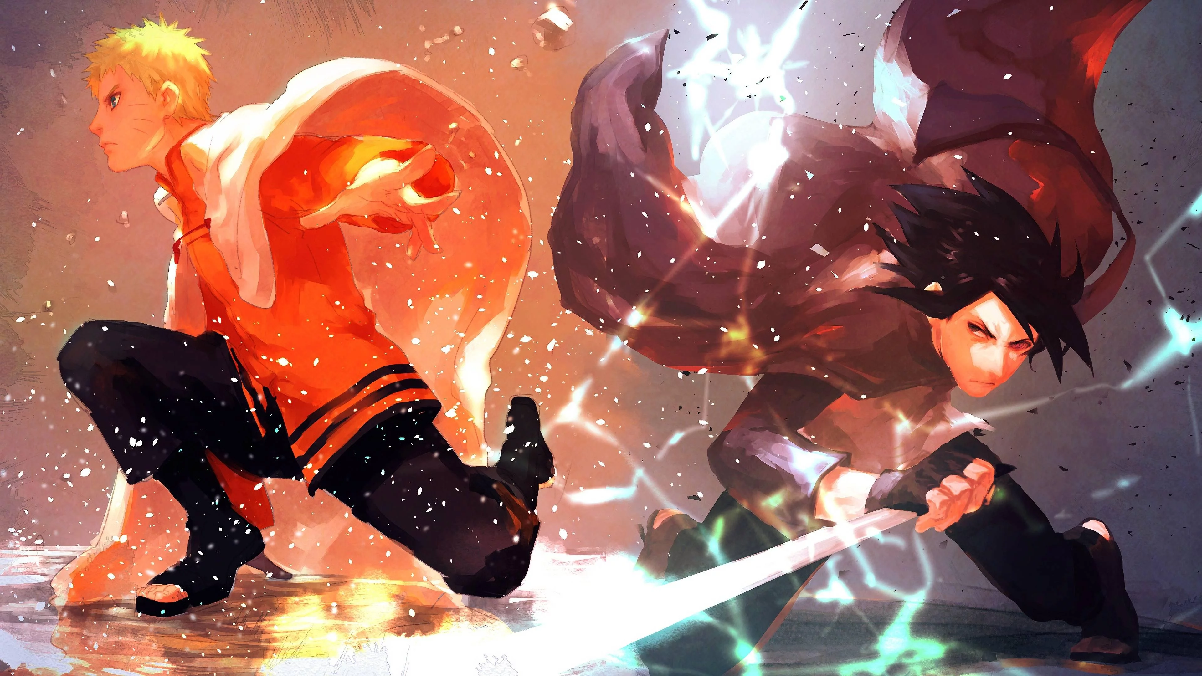 Free Download Naruto And Sasuke Fight Wallpaper Page 69370 (3840 x 2160)