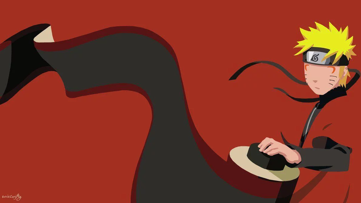 Free Download Naruto Kurama Mode Wallpaper Minimalistic Page 693853 (1191 x 670)