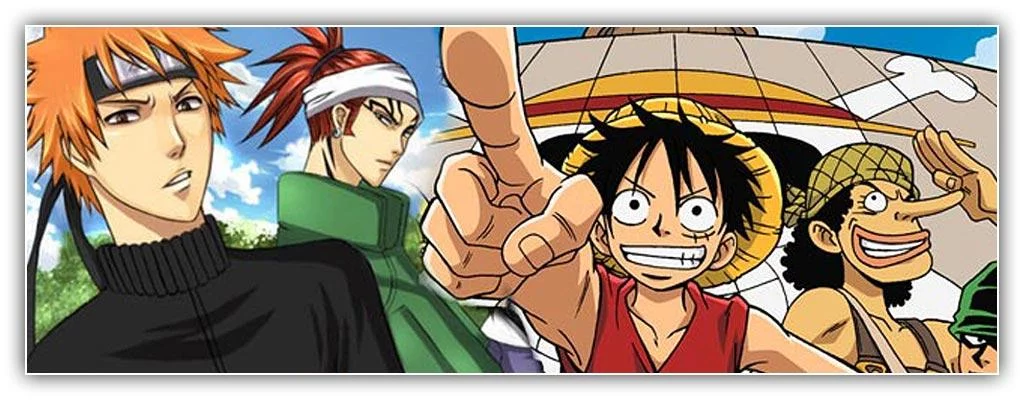 Free Download Naruto Bleach One Piece Wallpaper Page 6959 (1024 x 400)