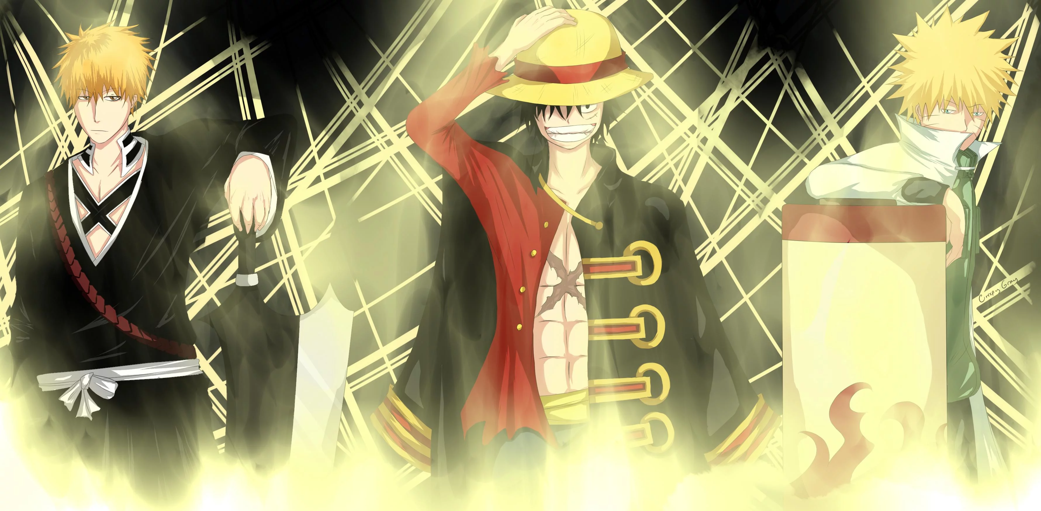 Free Download Bleach And Naruto Wallpaper Page 6977 (3562 x 1750)