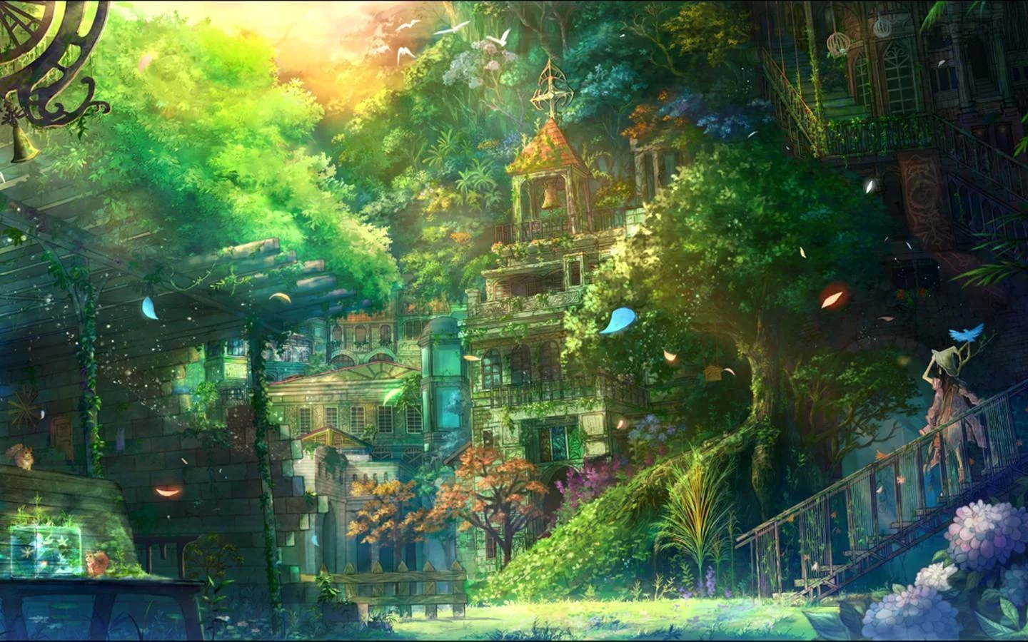 Free Download Naruto Looking At Village Wallpaper Page 700635 (1440 x 900)
