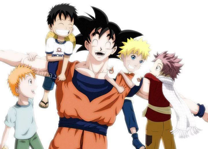 Free Download Naruto Luffy Goku Ichigo Crossover Wallpaper Page 702189 (720 x 517)
