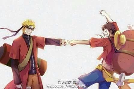 Free Download Naruto Luffy Naruto Crossover Wallpaper Page 702250 (446 x 296)