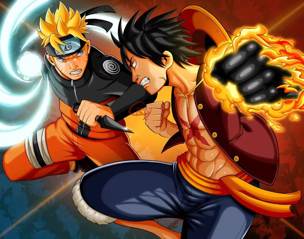 Free Download Naruto Luffy Naruto Crossover Wallpaper Page 702261 (1050 x 825)