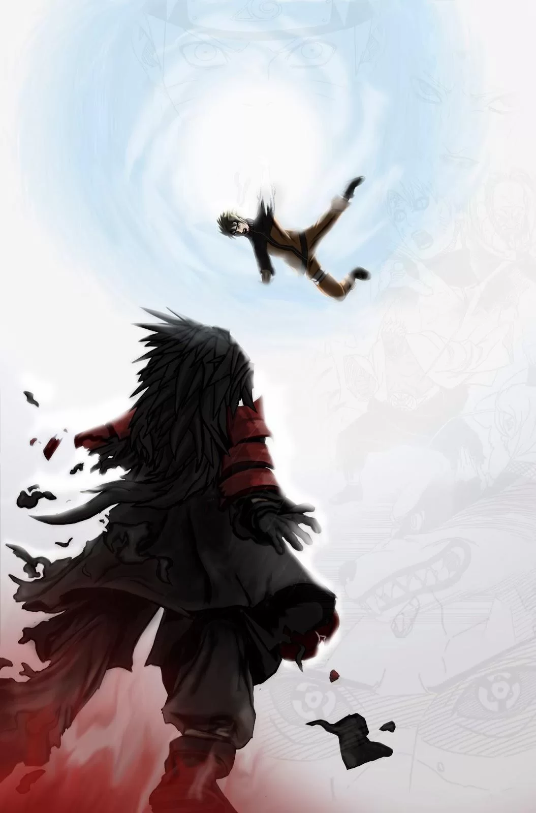 Free Download Naruto Y Madara Wallpaper Page 702397 (1055 x 1600)