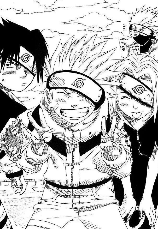 Free Download Naruto Manga Wallpapers Black And White Page 733768 (659 x 954)