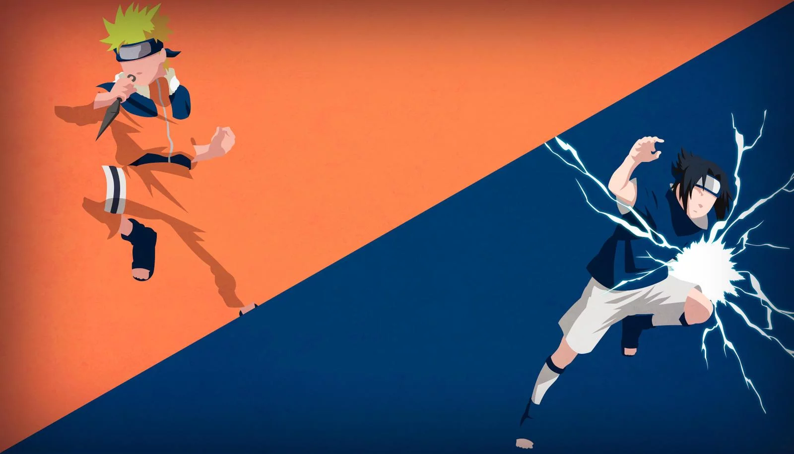 Free Download Naruto And Sasuke Minimalist Wallpaper Page 73553 (1600 x 915)