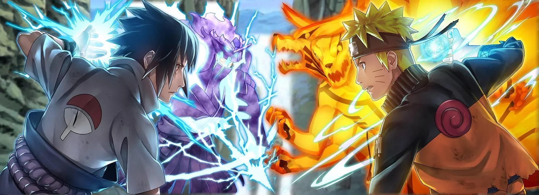 Free Download Naruto And Sasuke Final Battle Wallpaper Page 73840 (1838 x 666)