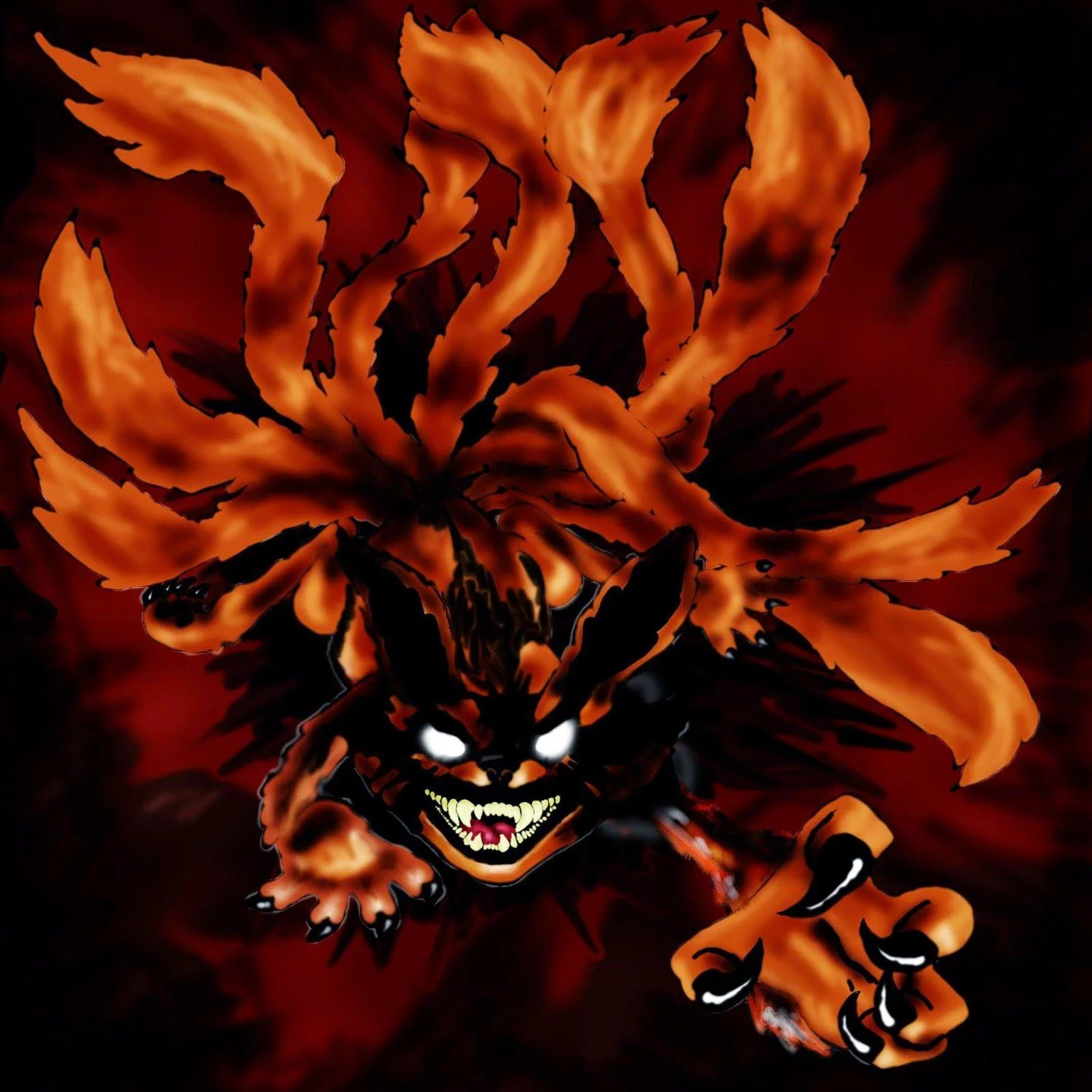 Free Download Naruto Kyuubi Hd Wallpaper Page 740338 (1600 x 1600)