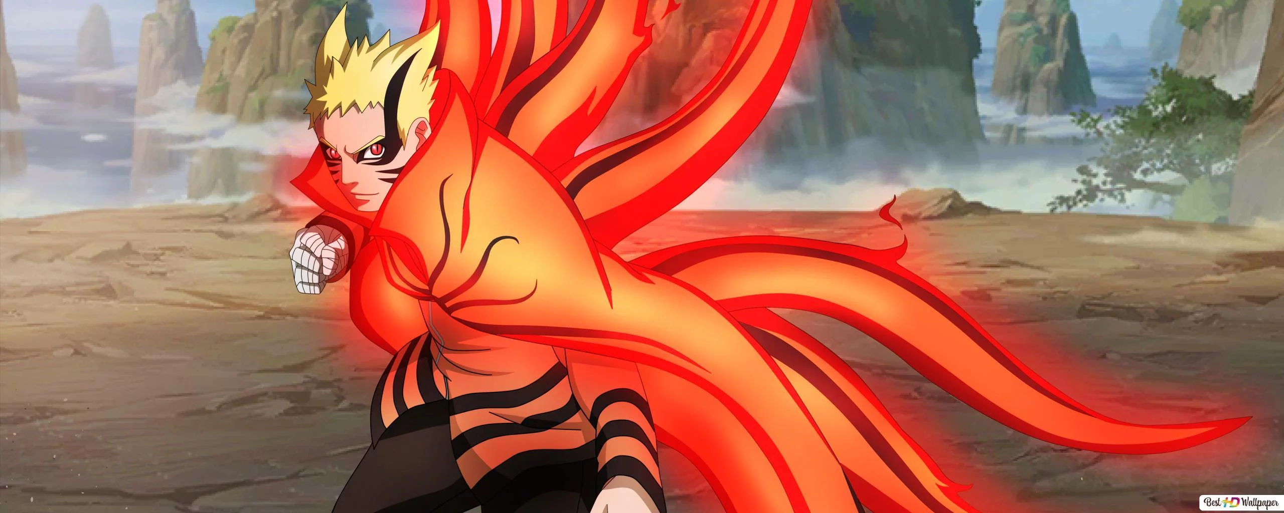 Free Download Naruto 6 Tail Fox Wallpaper Page 74271 (2560 x 1024)