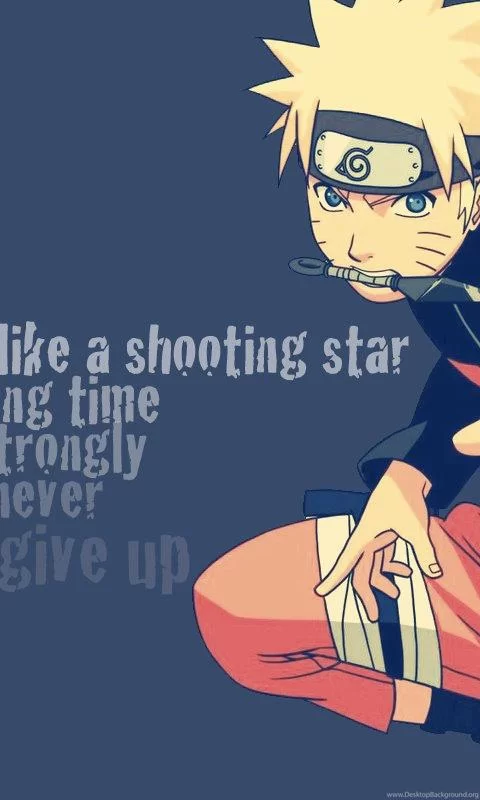 Free Download Naruto Never Give Up Wallpaper Hd Page 747060 (480 x 800)