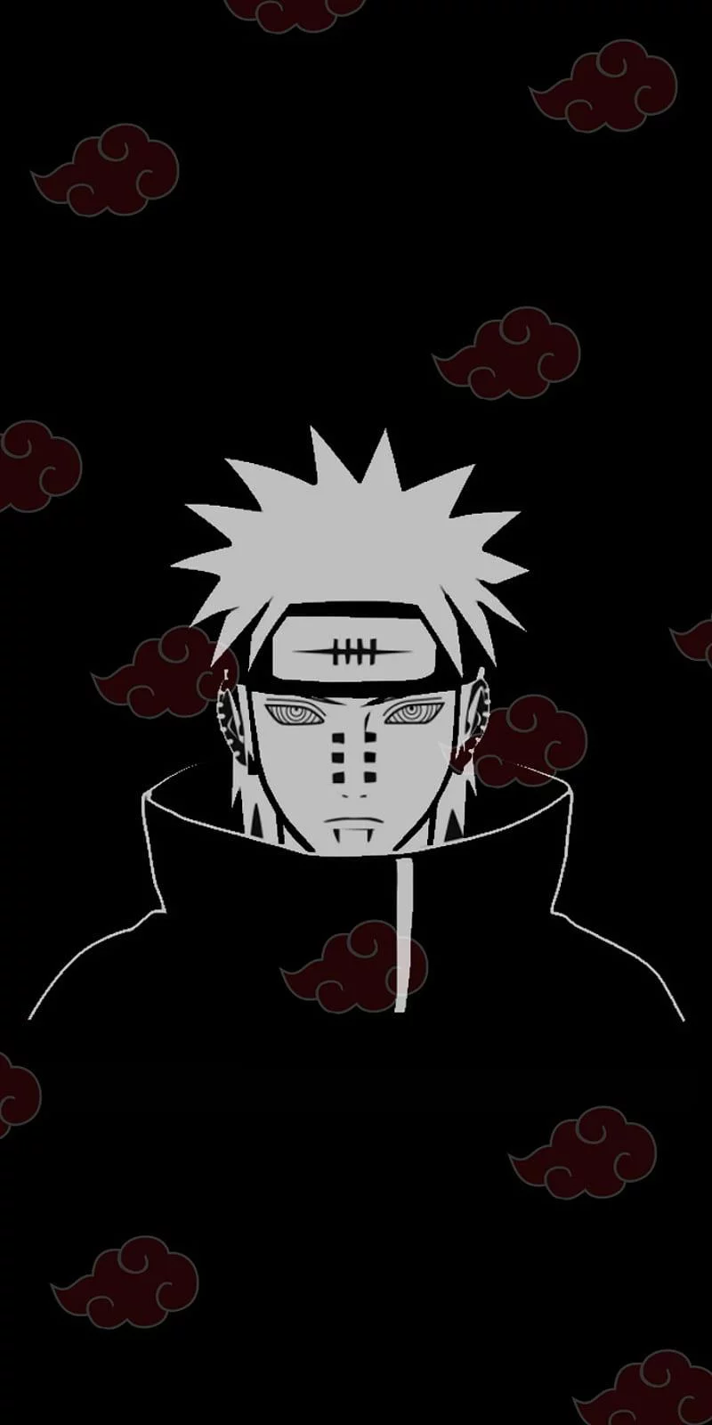 Free Download Pain Naruto Black Wallpaper Page 747936 (800 x 1600)