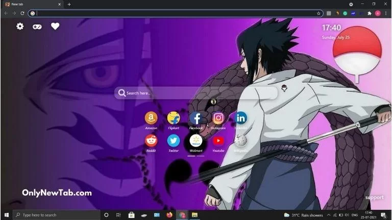 Free Download Naruto New Tab Wallpaper Page 753748 (768 x 431)