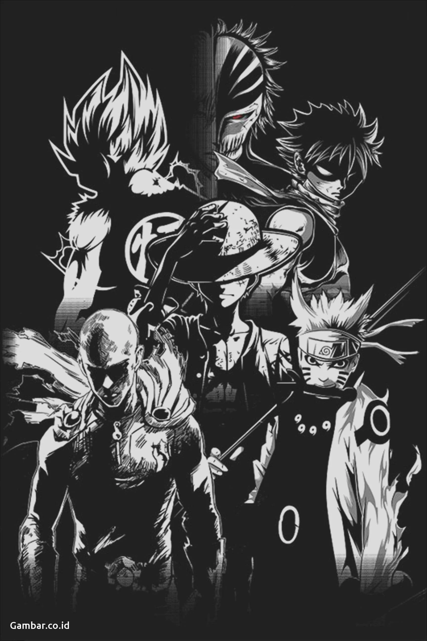 Free Download Naruto One Piece And Dragonball Z Wallpaper Page 756088 (1728 x 2592)