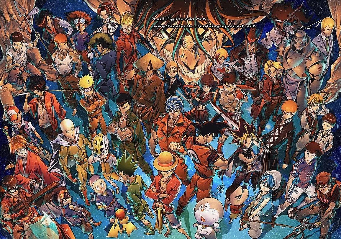 Free Download Naruto One Piece And Dragonball Z Wallpaper Page 756089 (1156 x 810)