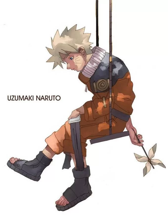 Free Download Naruto On A Swing Alone Wallpaper Page 756442 (679 x 875)