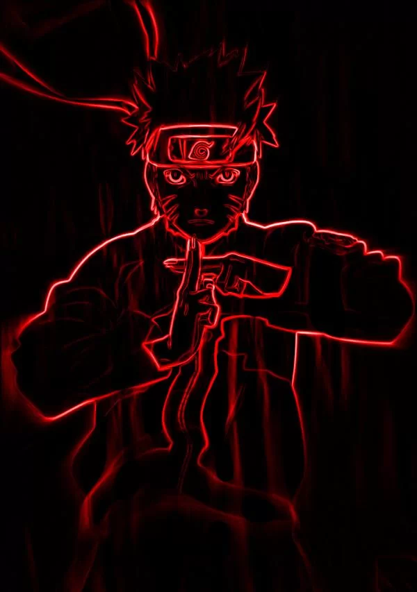 Free Download Naruto Neon Wallpaper 4k Page 756683 (600 x 853)