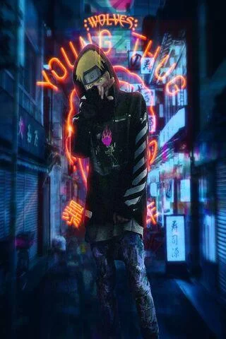 Free Download Naruto Neon Wallpaper 4k Page 756705 (320 x 480)